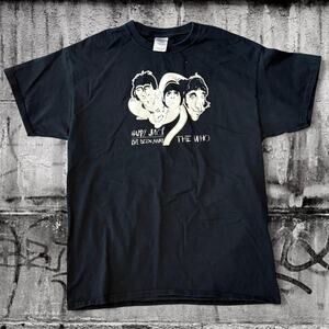 The Who Happy Jack Tee Black Band Shirt Large Rock Graphic Y2K Era